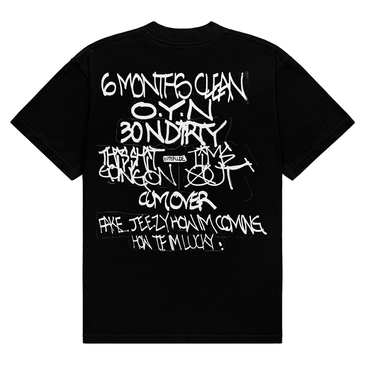 Maxo Kream - 6 MONTHS CLEAN T-Shirt (Black)