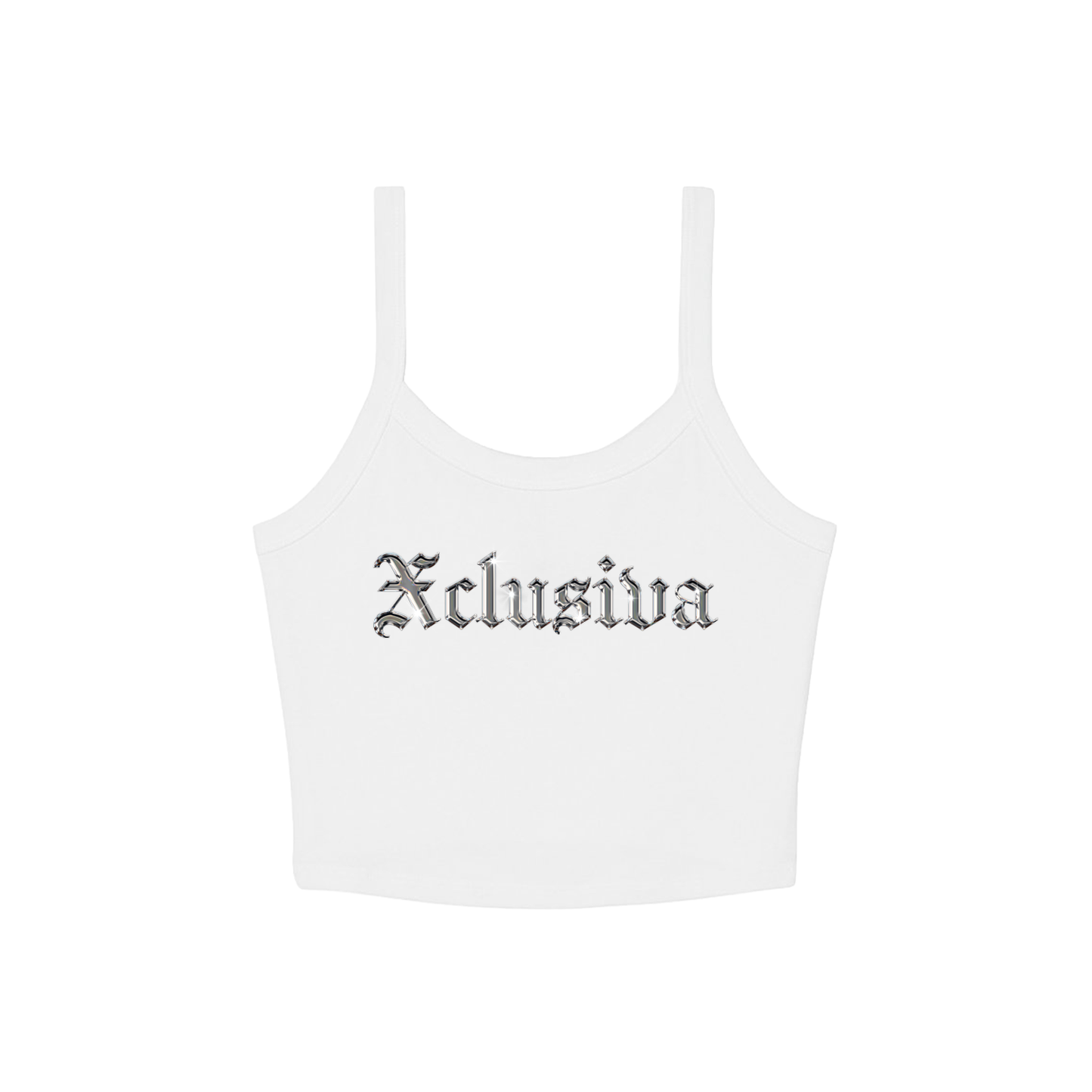 XCLUSIVA Crop Tank (White)