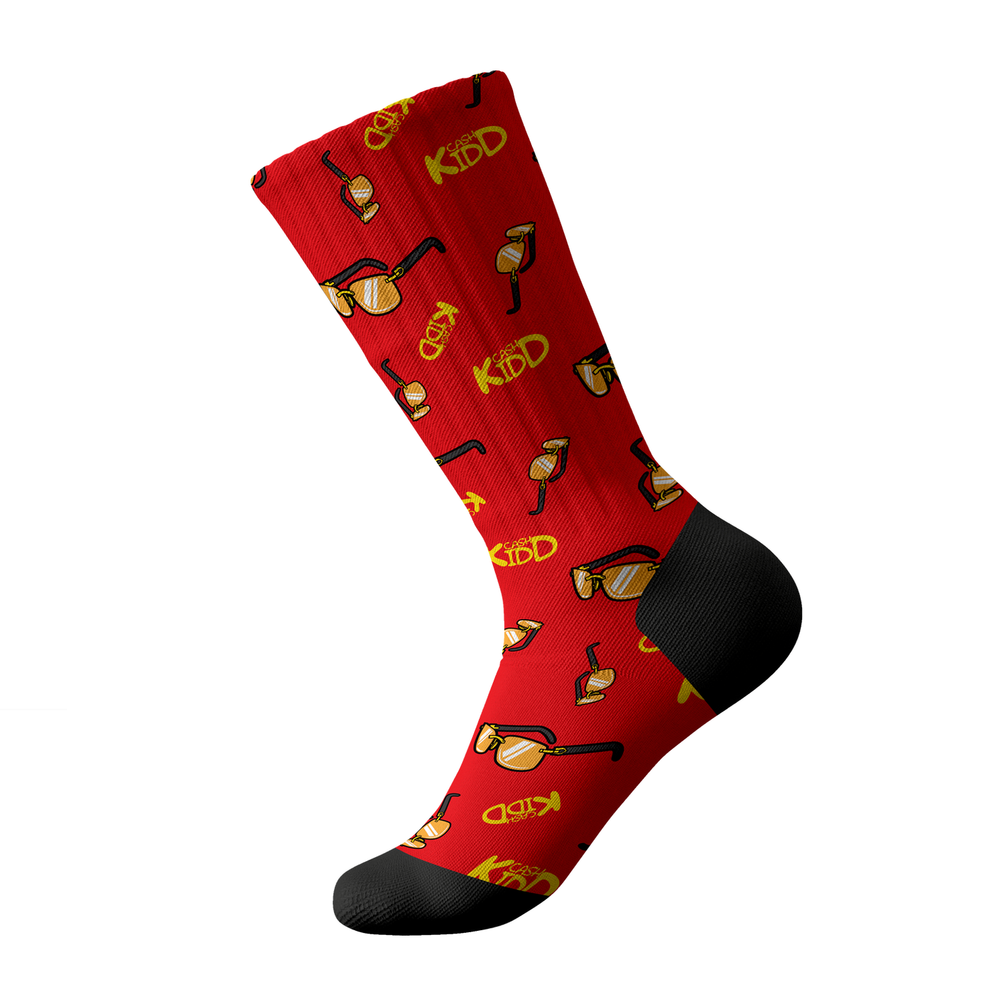 Cash Kidd - Red Sunglasses Socks