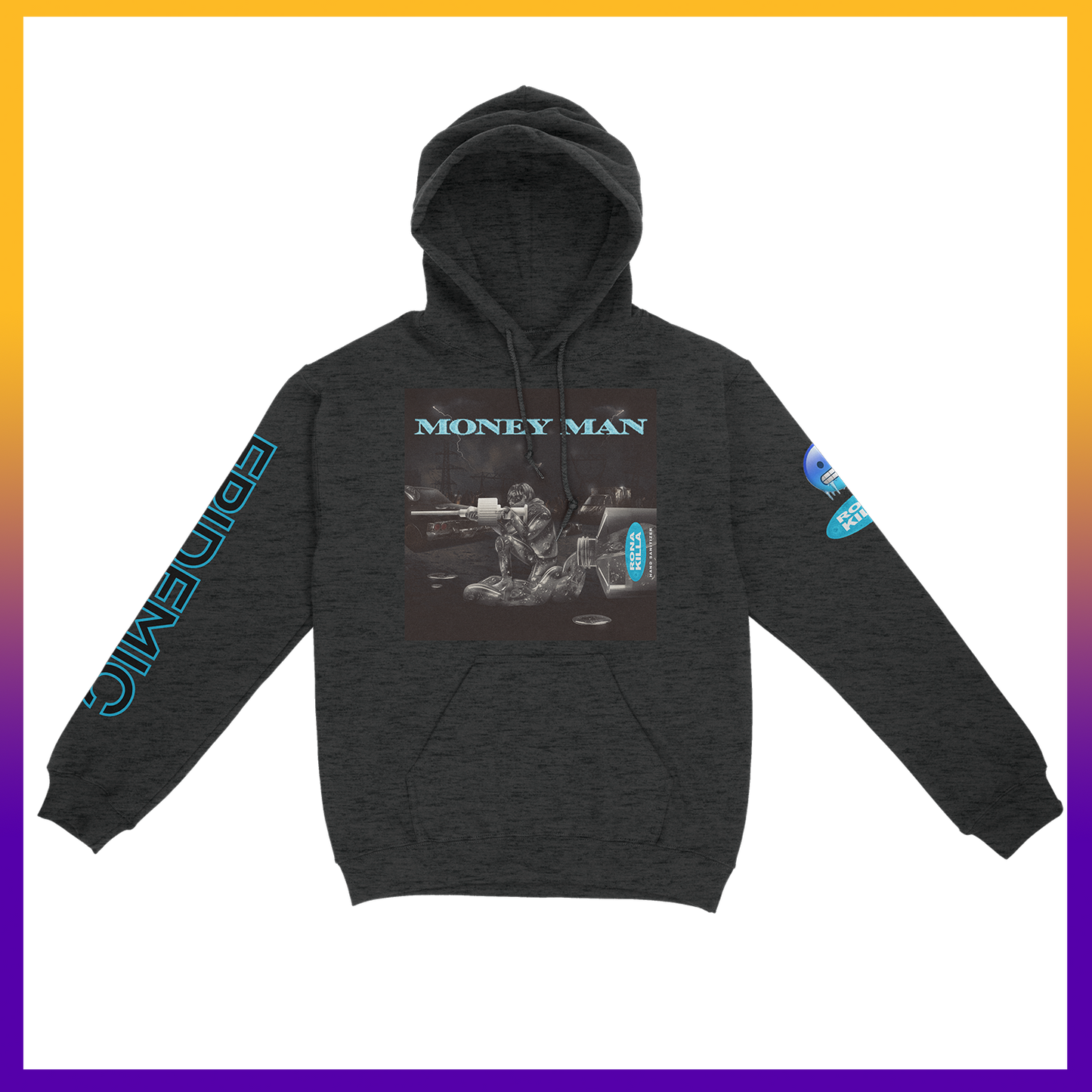 EPIDEMIC Charcoal Hoodie