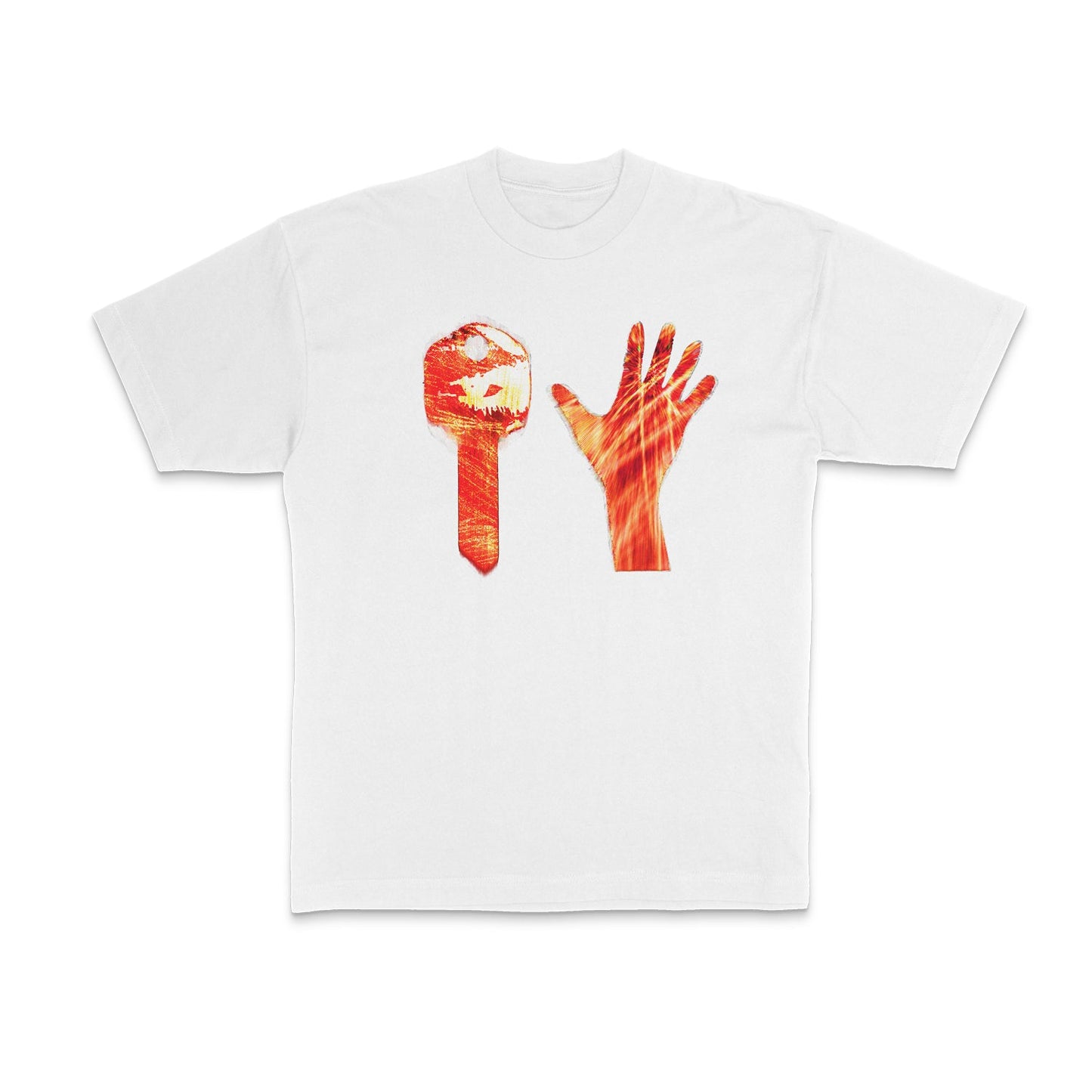 Red Key White Tee (designed by Lonewolf)