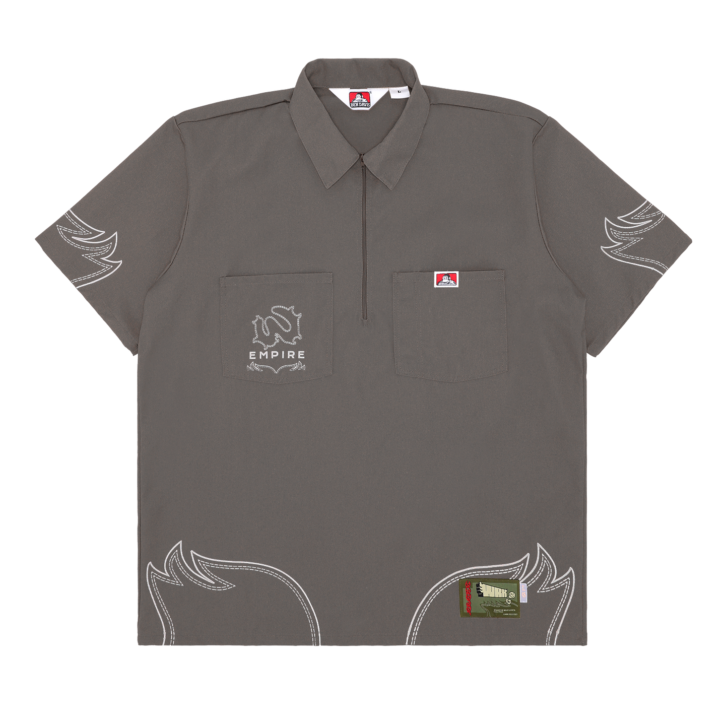 EMPIRE x 11WRK - Work Shirt (Charcoal)