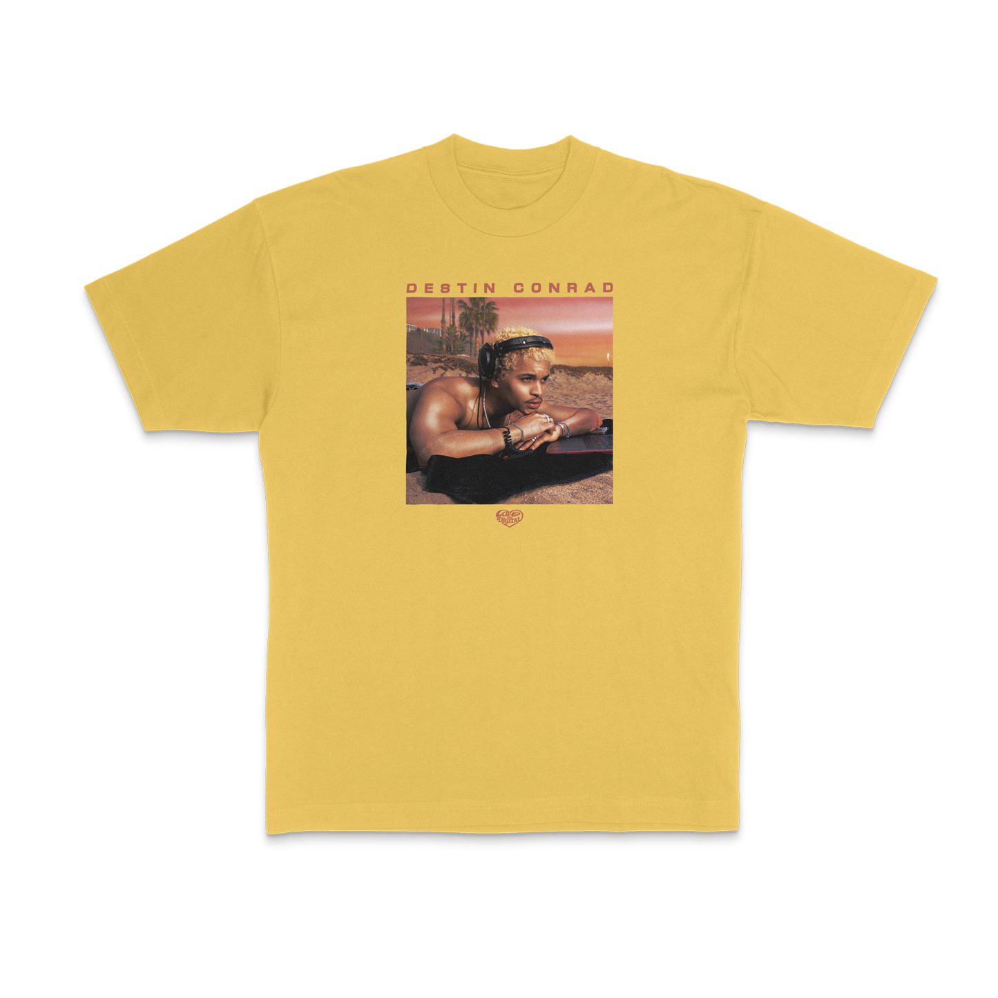 DESTIN CONRAD - LOD ALBUM T-SHIRT (Yellow)