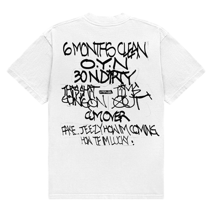 Maxo Kream - 6 MONTHS CLEAN T-Shirt (White)