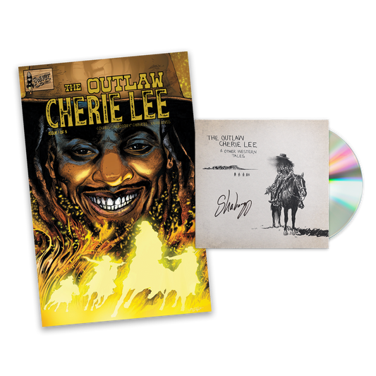 Shaboozey - The Outlaw Cherie Lee & Other Western Tales SIGNED CD & Comic Fan Pack