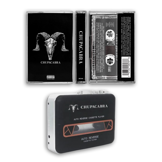 JasonMartin & DJ Quik - CHUPACABRA Cassette Fan Pack