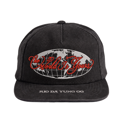 The World Is Yours Snapback Hat Front