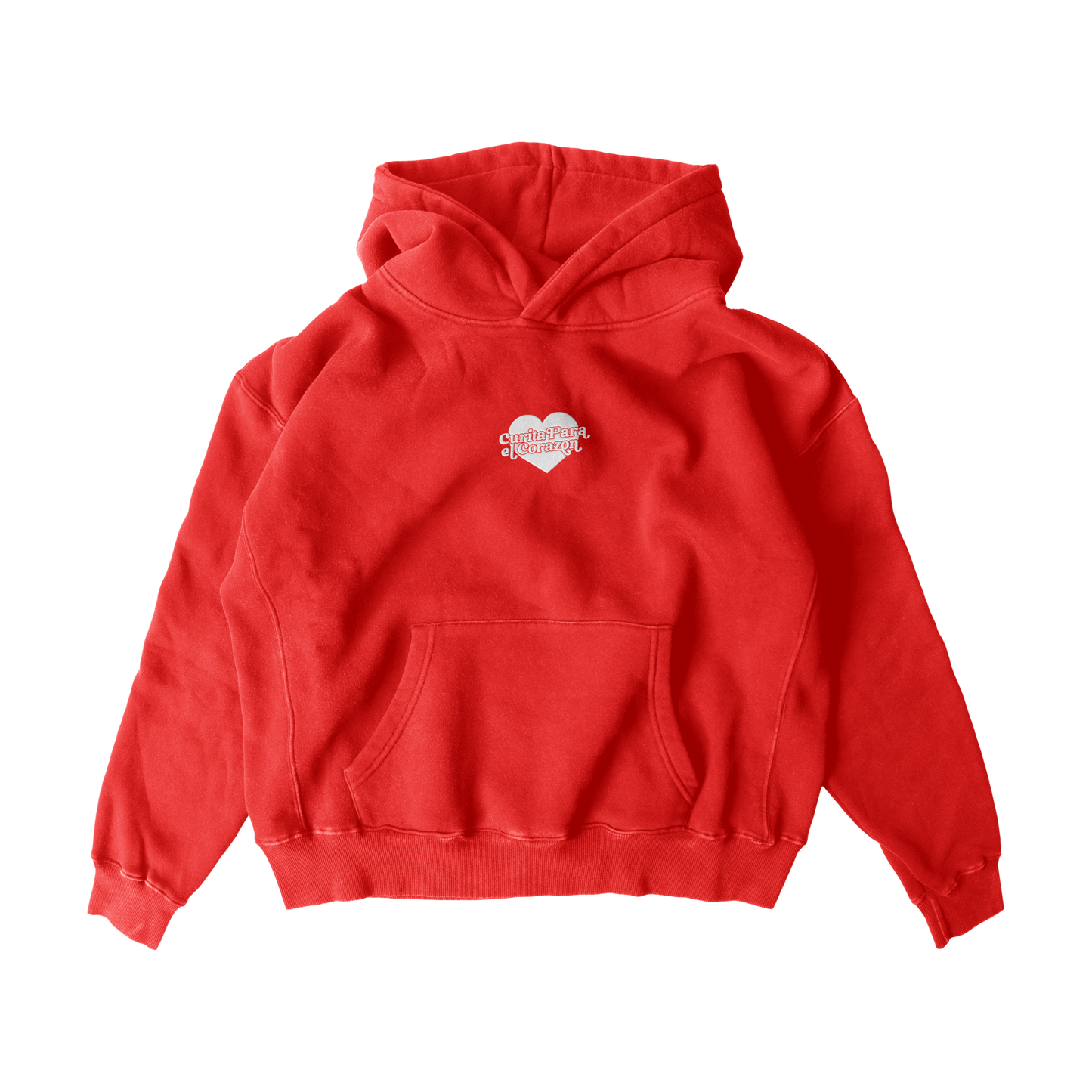 Curita Para El Corazon Hoodie (Red)