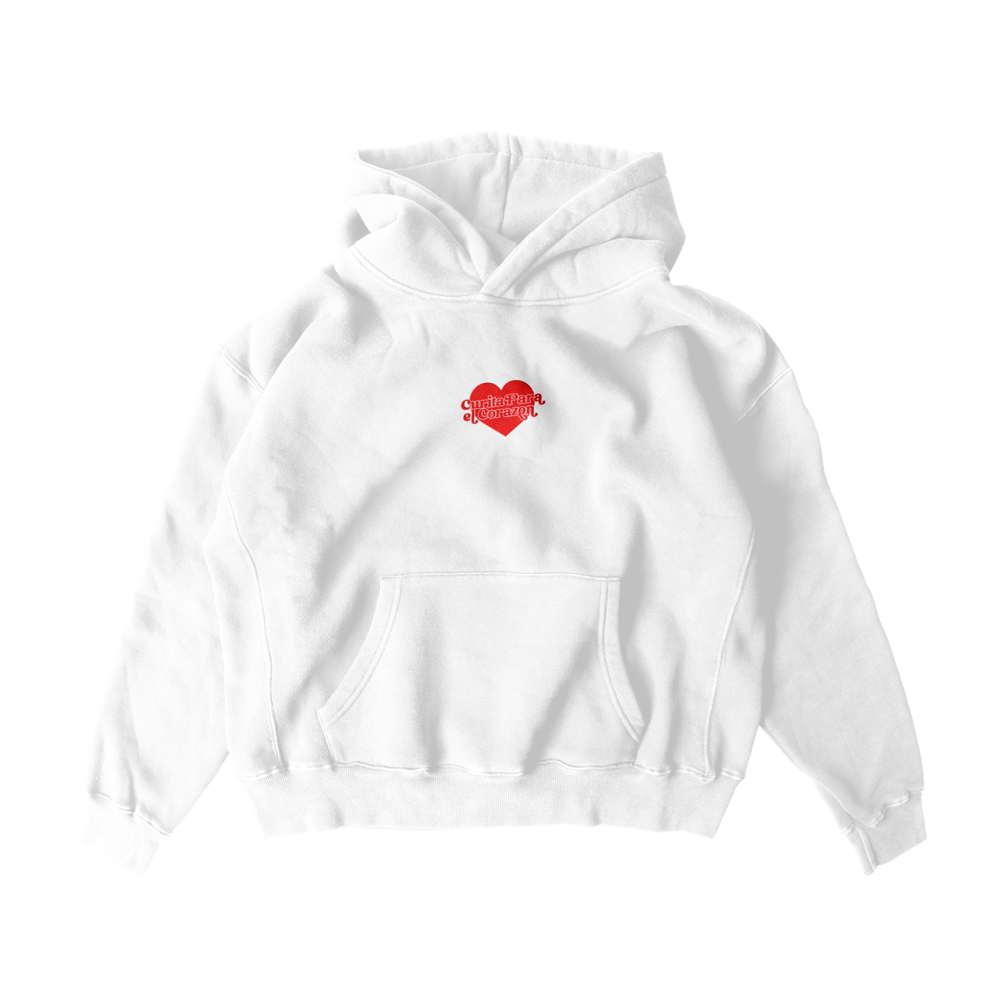 Curita Para El Corazon Hoodie (White)
