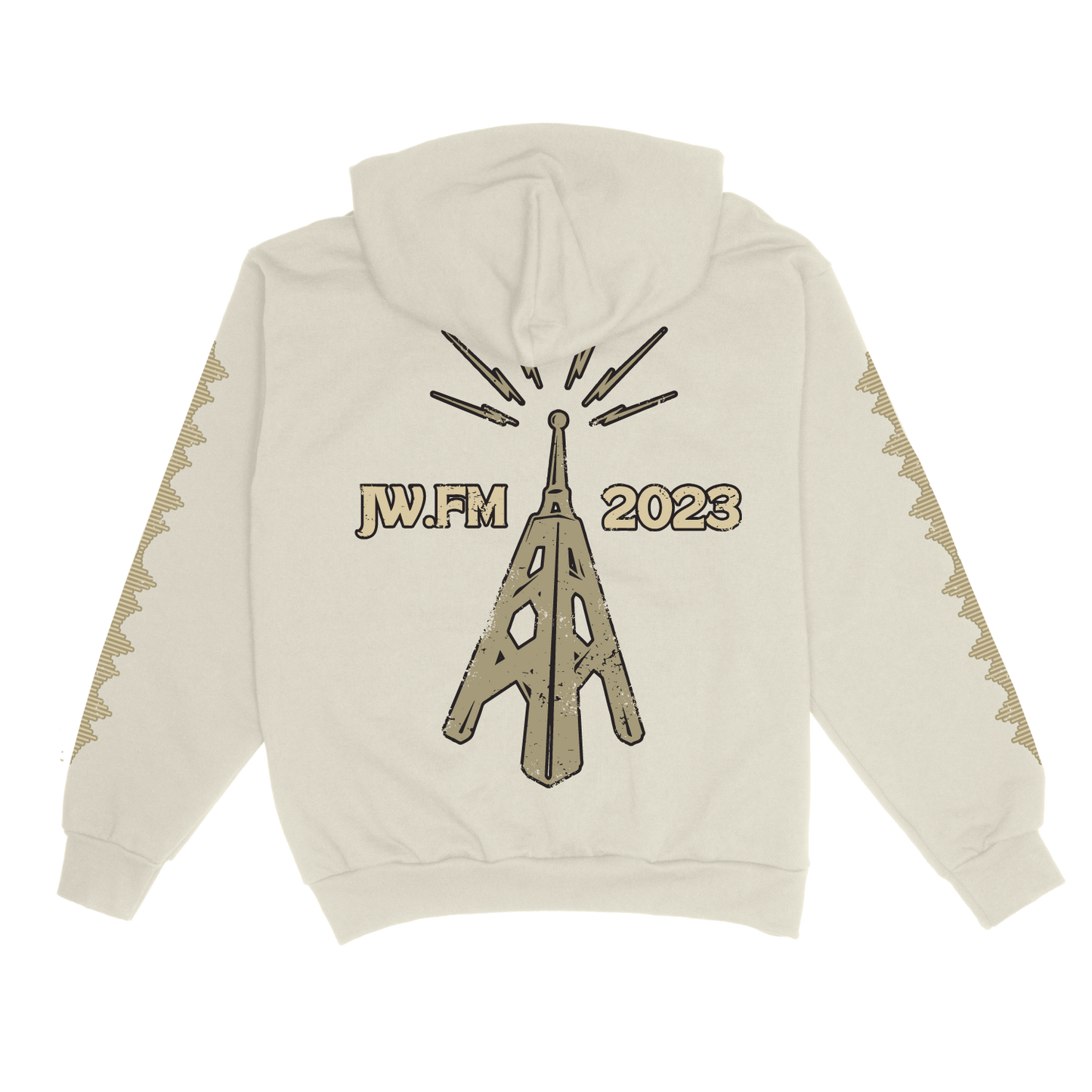 JW.FM Cream Hoodie