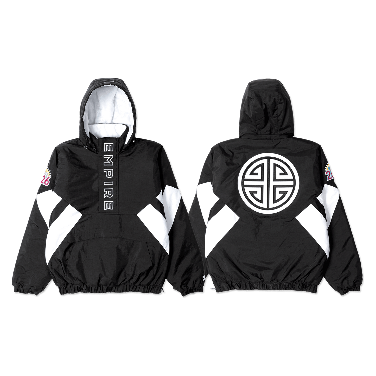EMPIRE x Starter Hooded Parka Black/White