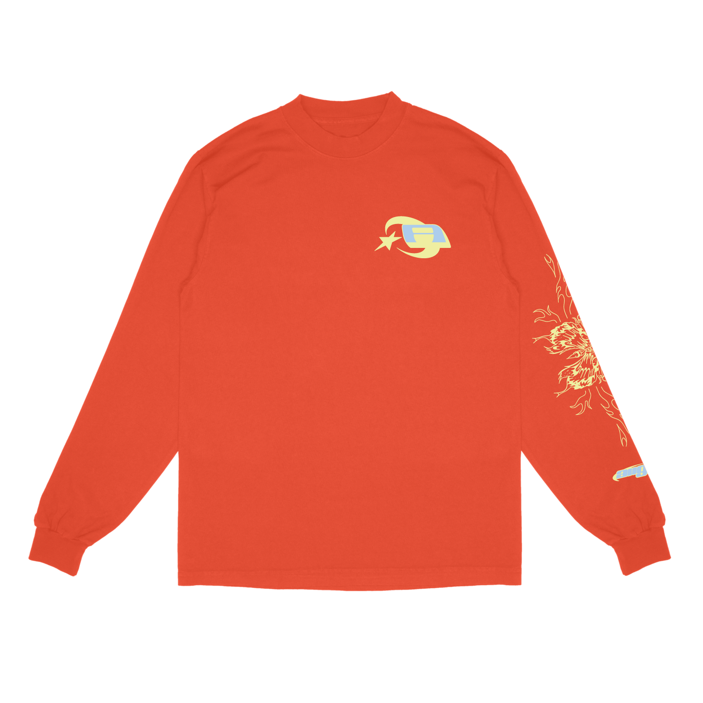 Butterfly LS T-Shirt (Orange)