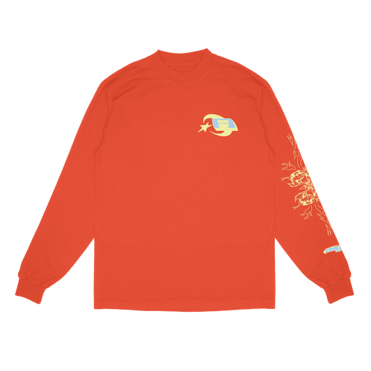 Butterfly LS T-Shirt (Orange)
