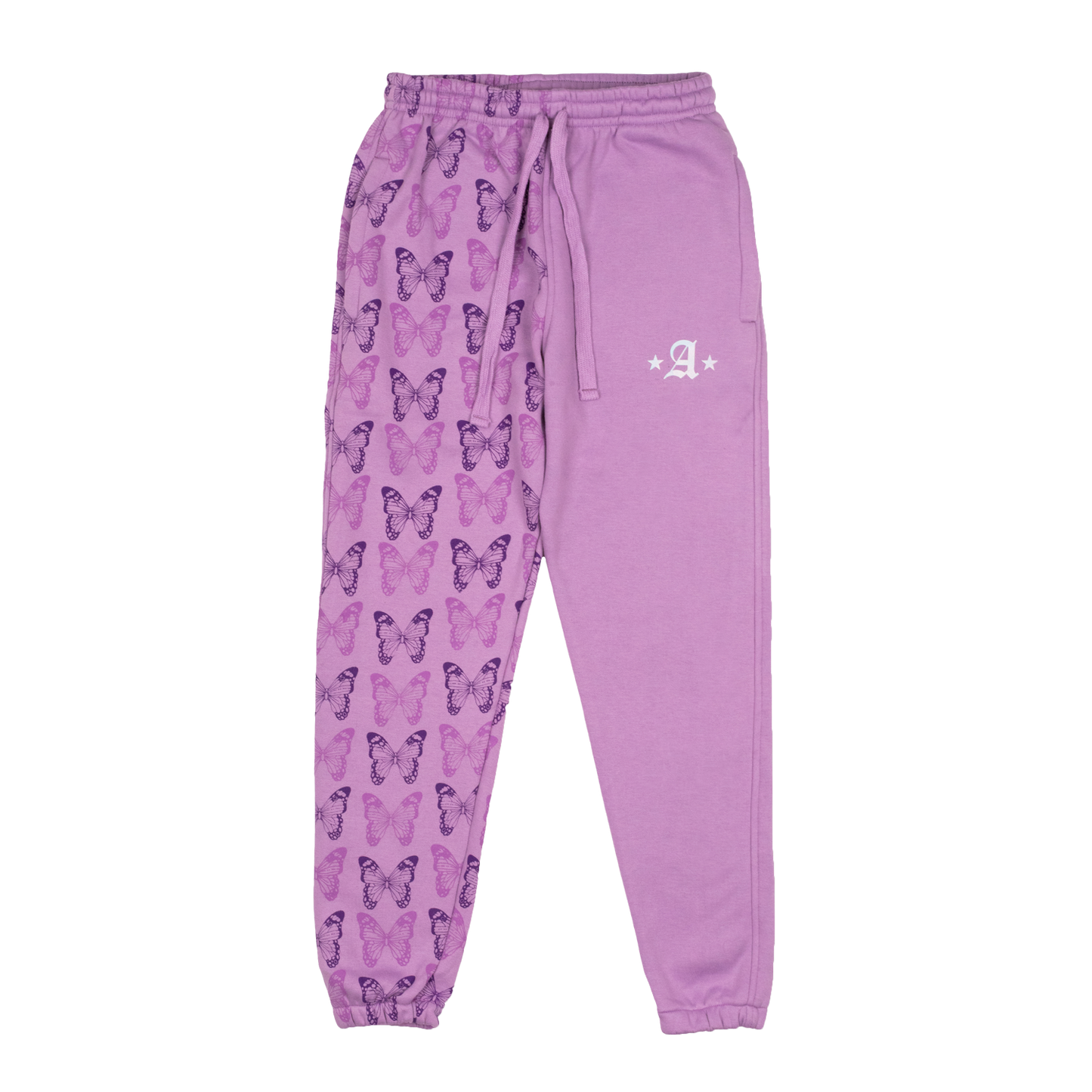 Butterfly Half Pattern Sweatpants