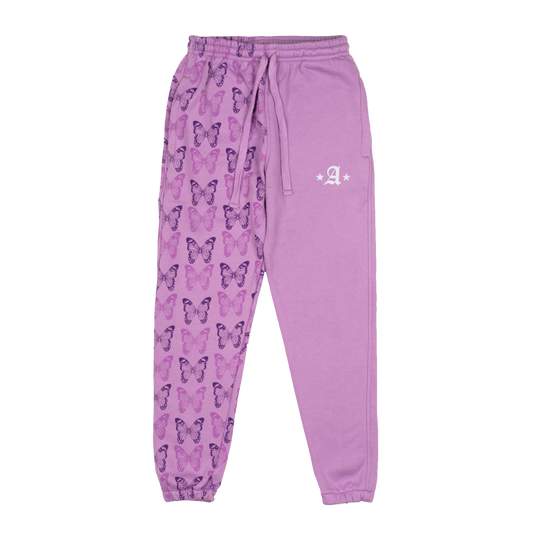 Butterfly Half Pattern Sweatpants