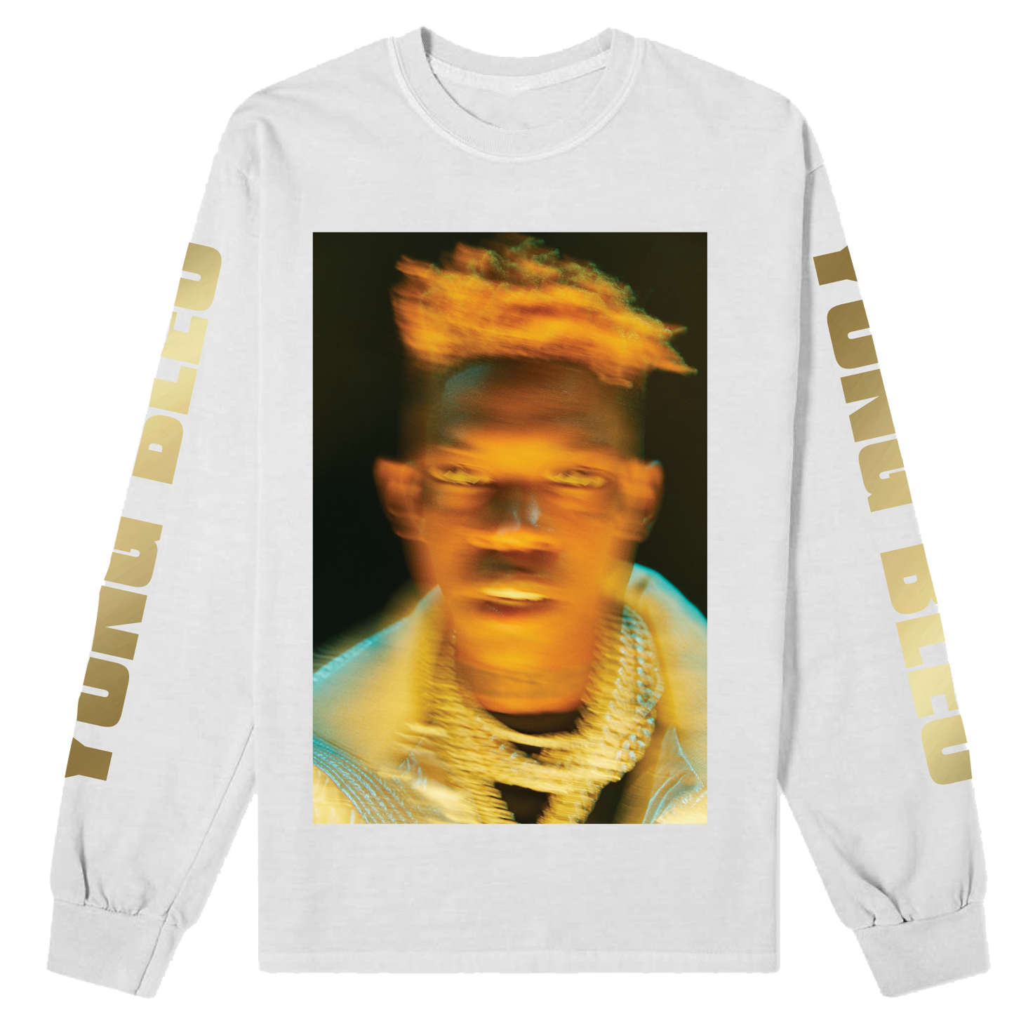 Yung Bleu - Lunar LS T-Shirt (White)