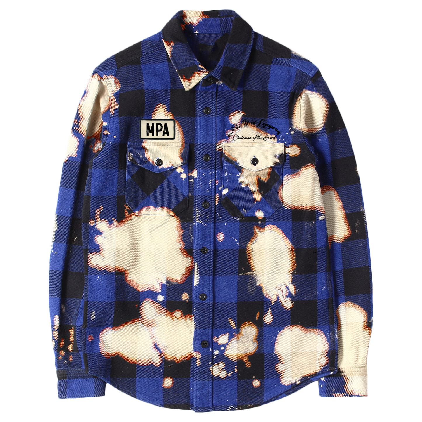 Longway Sinatra Blue Splattered Flannel