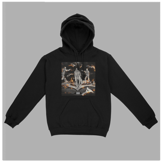 Living In History Album Cover Black Hoodie