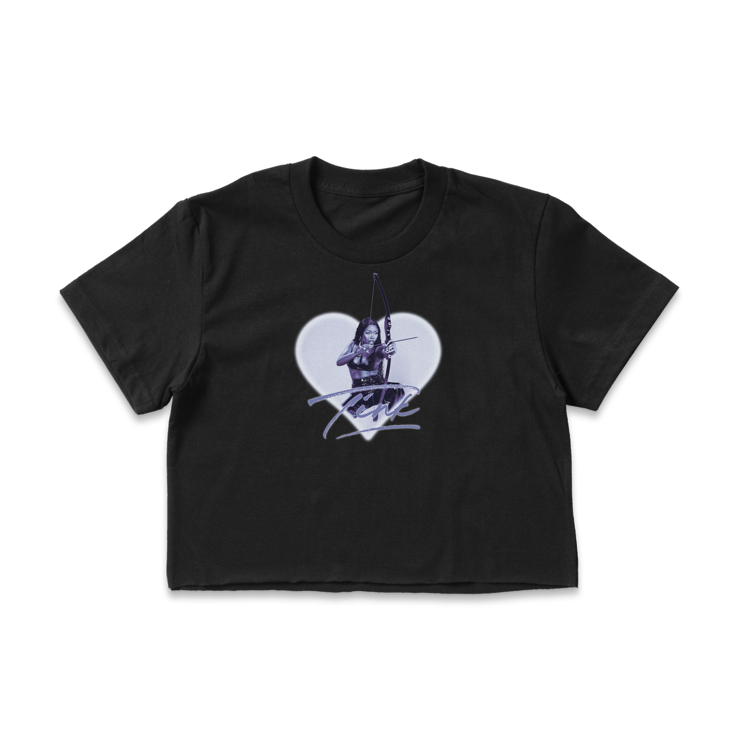 Cupid Crop T-Shirt (Black)