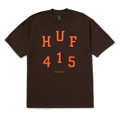 EMPIRE x HUF 415DAY T-Shirt (Brown)