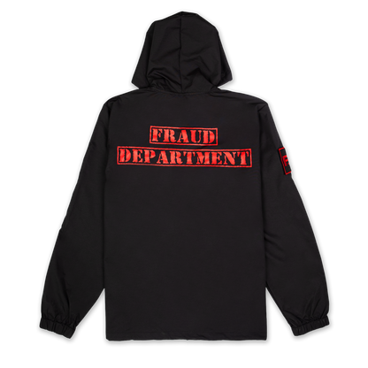 Fraud Department Work Jacket - Black