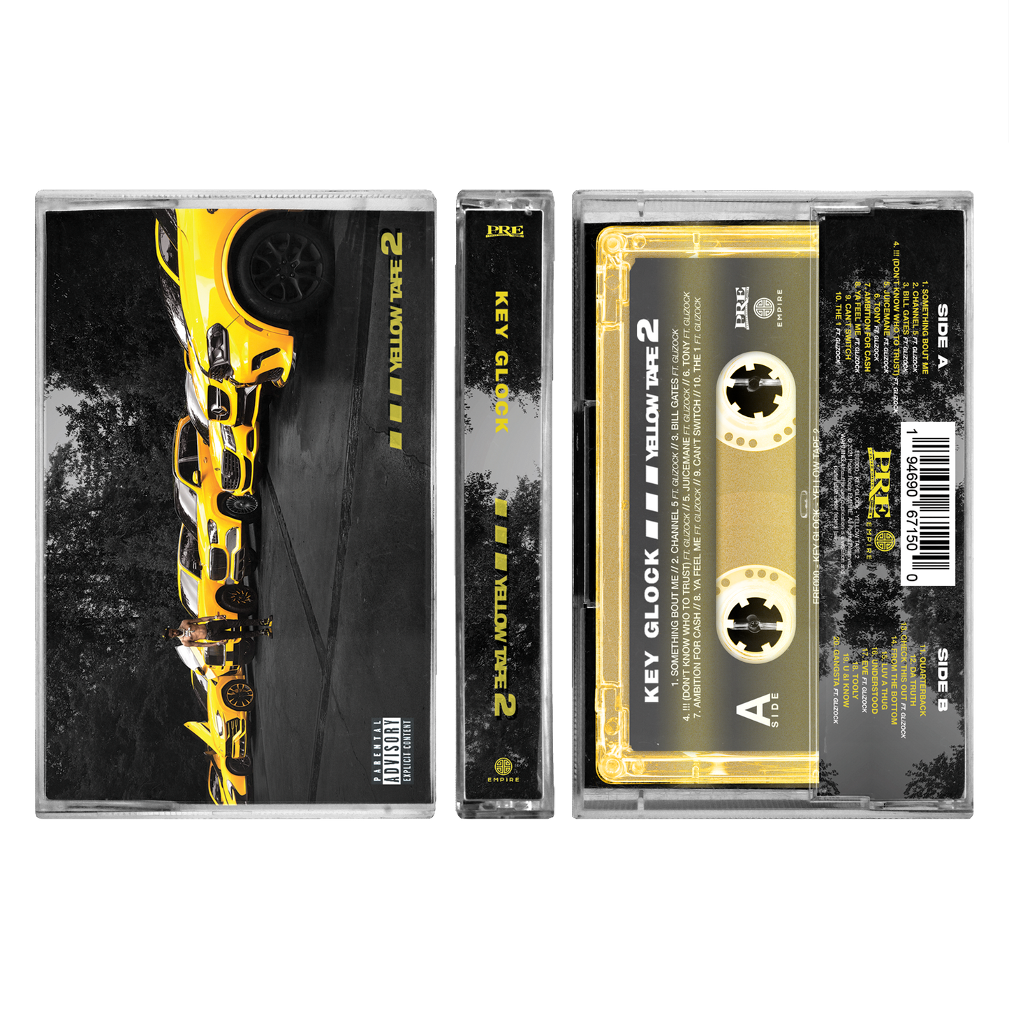 Key Glock - Yellow Tape 2 Cassette