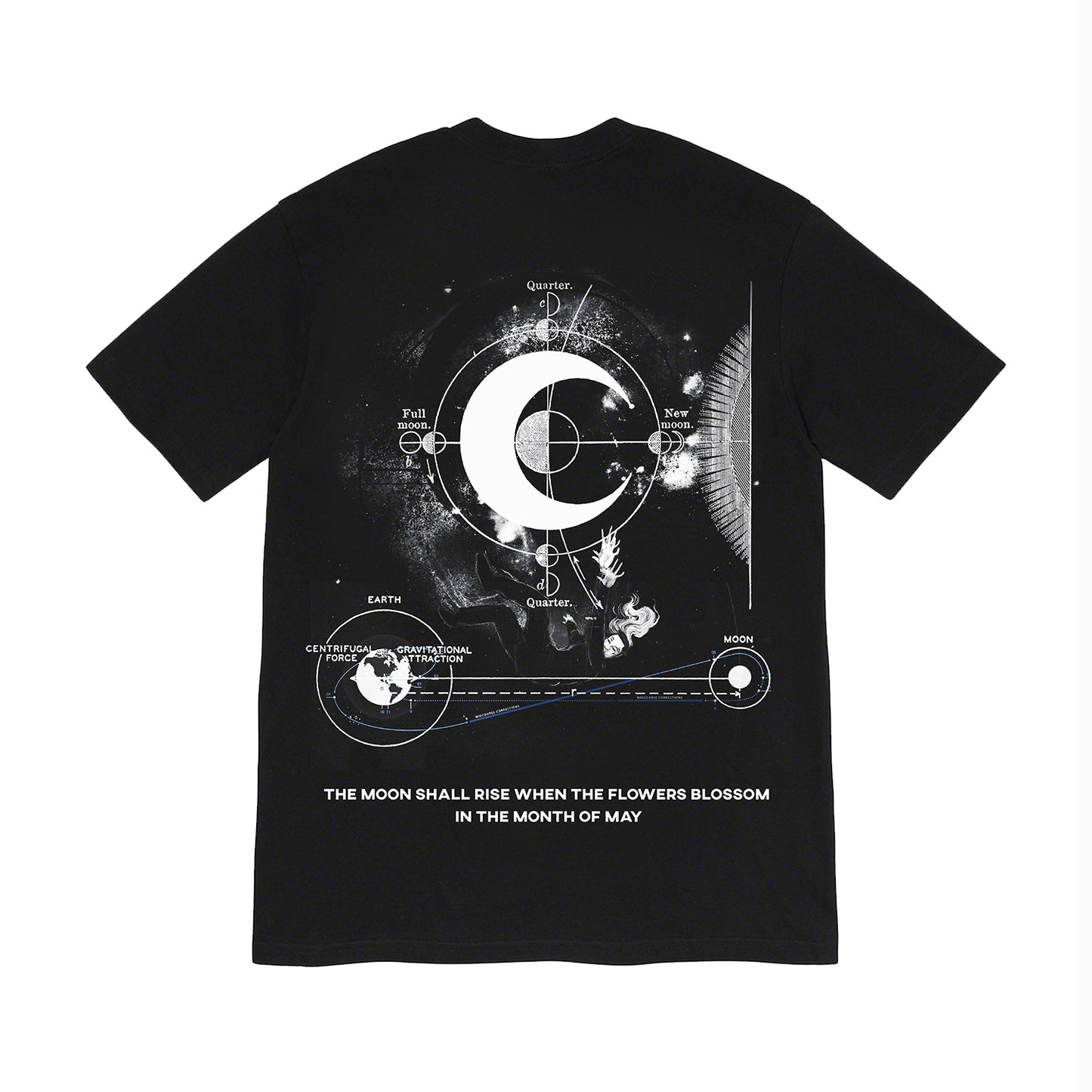 Kid Trunks- Moon Reach- Black Tee