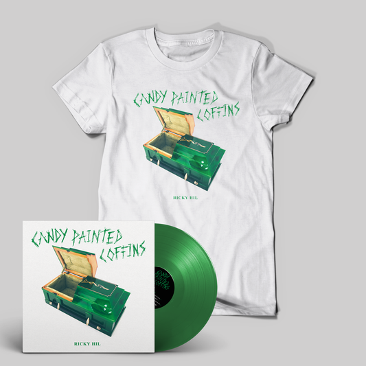 Ricky Hil - T-Shirt & Vinyl Bundle (White)