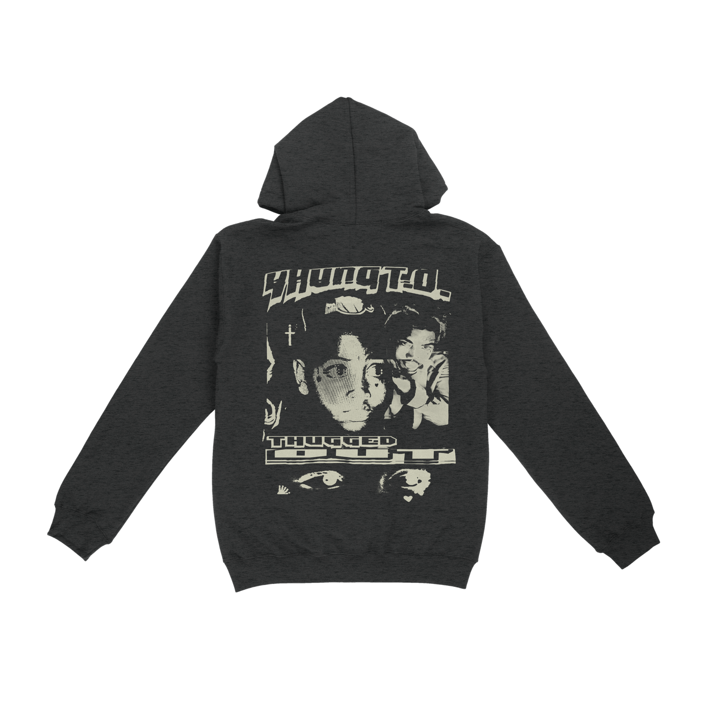 Yhung T.O. - Thugged Out Charcoal Hoodie