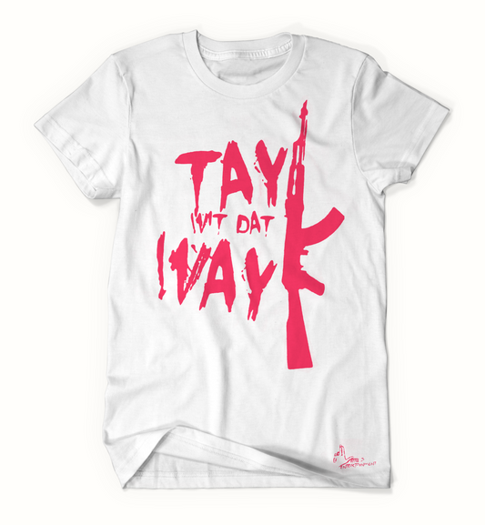 Tay Way - White / Pink T-Shirt