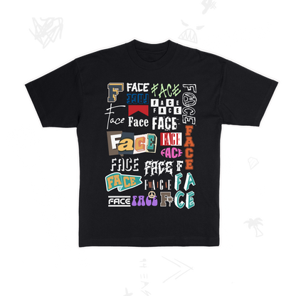 FACE Collage T-Shirt (Black)