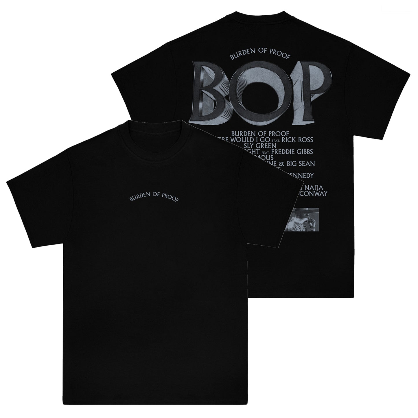 Burden Of Proof - Black Short Sleeve