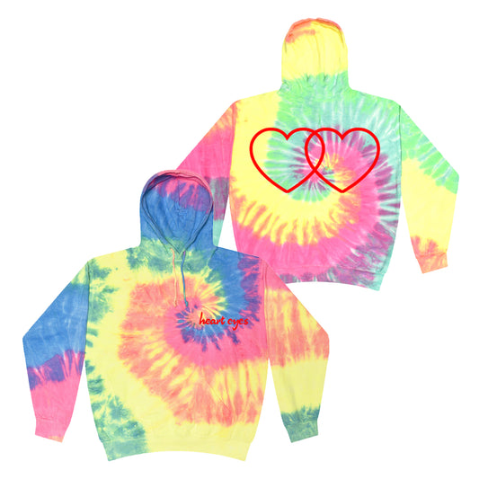 LOOTE- Heart Tie Dye Hoodie