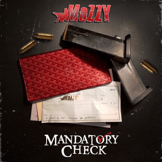 Mozzy - Mandatory Check Autographed CD