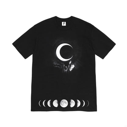 Kid Trunks- Moon - Black Tee