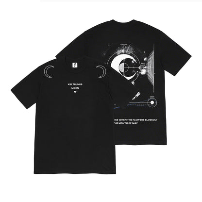 Kid Trunks- Moon Reach- Black Tee